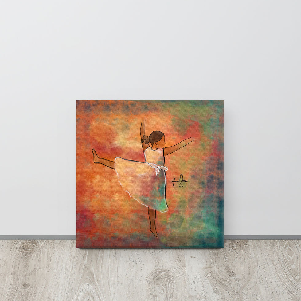 Tiny Dancer Canvas Print