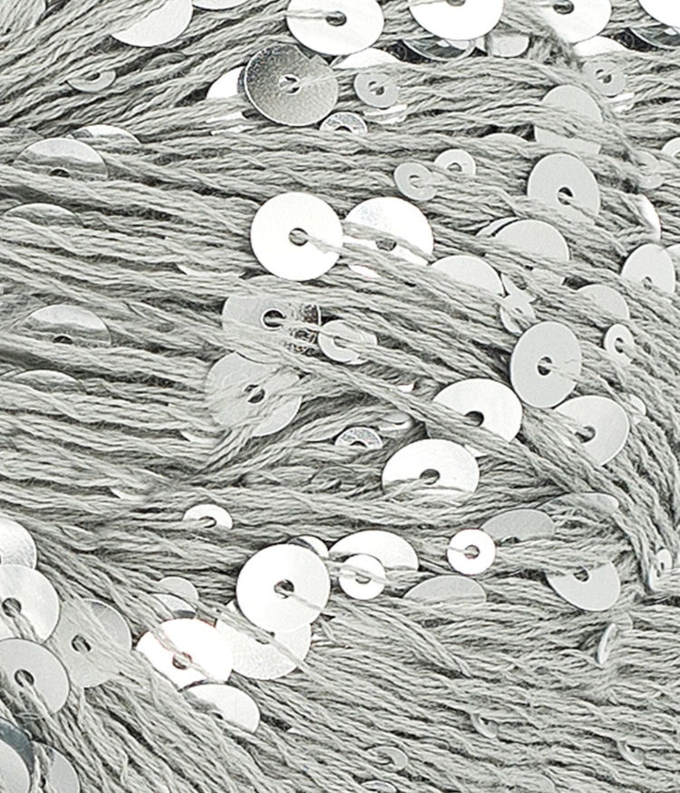 silbernes Pailettengarn 1120