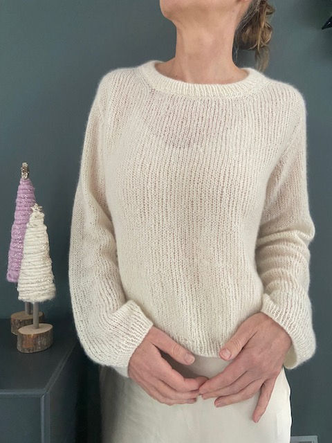 Ein cremeweißer Traum aus Cashmere und Seide