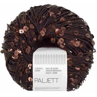 braunes Pailettengarn 3082