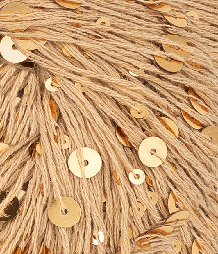 goldenes Pailettengarn 2242