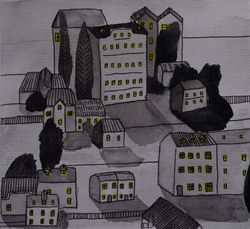 Reykjavik ao anoitecer