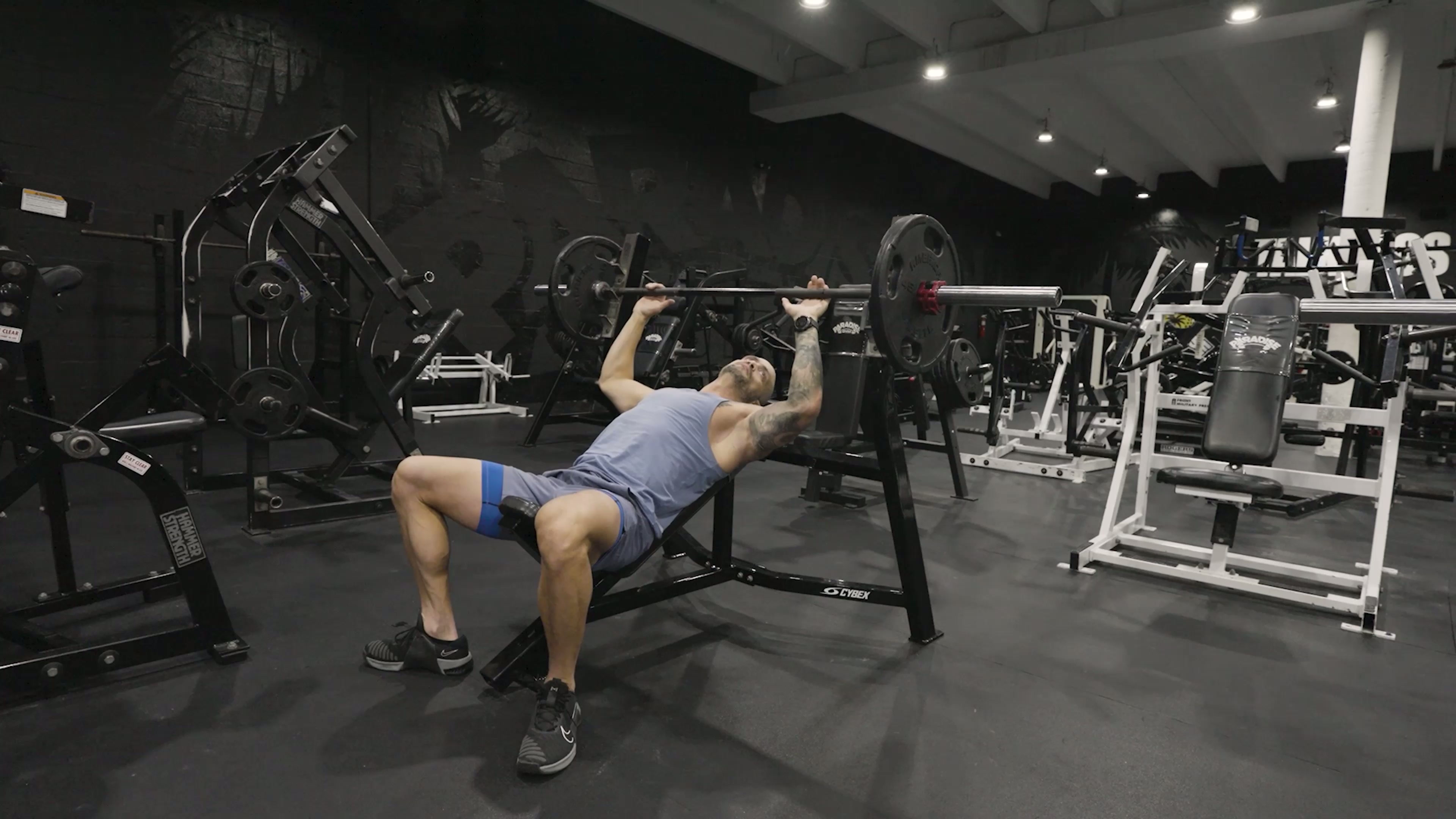 Incline Barbell Bench Press