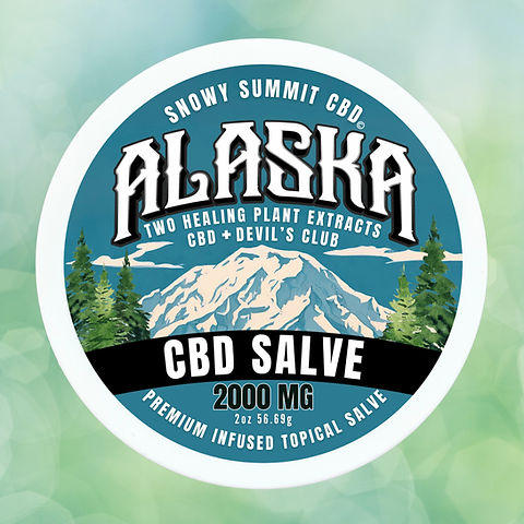 Alaska Rainforest CBD Salve 2000 mg | CBD