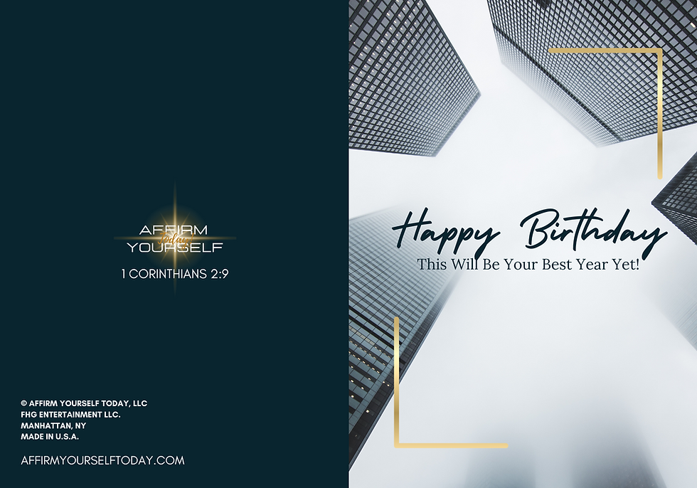 Thumbnail: "HAPPY BIRTHDAY" HIM GREETING CARD