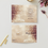 Thumbnail: "MERRY CHRISTMAS" FROSTY ROSE GOLD GREETING CARD