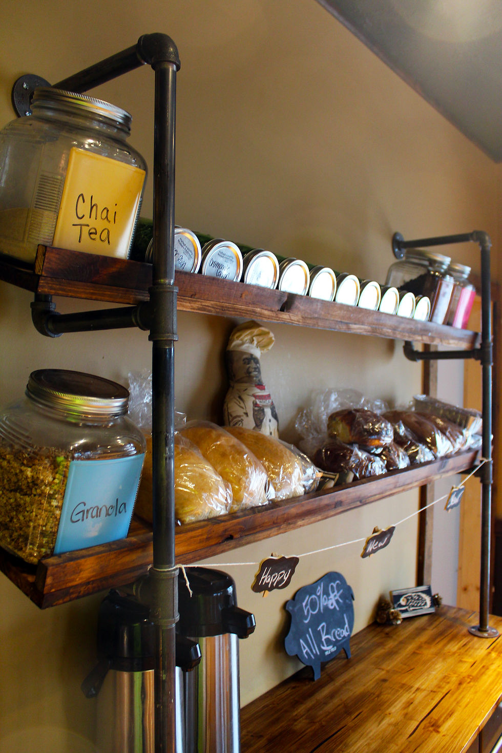 The back counter