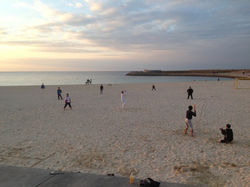 海辺　三角ベース２