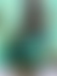 A woman with blue hair and ripped jeans crouches in the background. In the foreground, two Grassroots cannabis jars and detailed cannabis flower buds sit on a surface with laser effects.