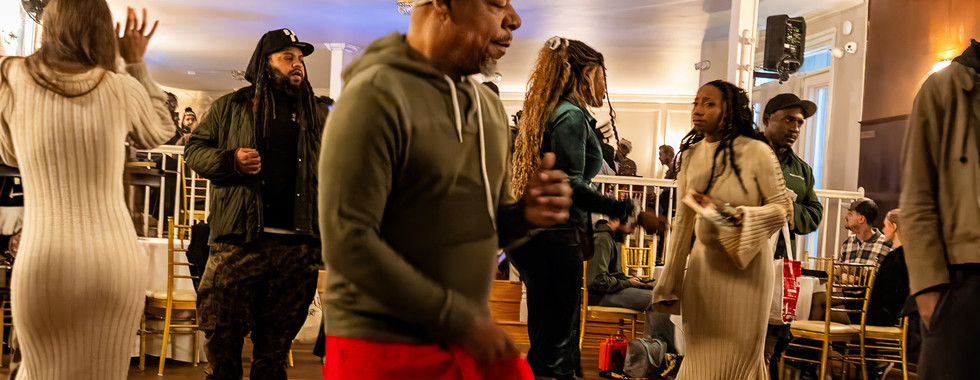 Professional cannabis lifestyle photography by Maryland Connoisseur Studio, featuring candid event moments and detailed product preparation scenes, 2025 Maryland Leaf Holiday Party