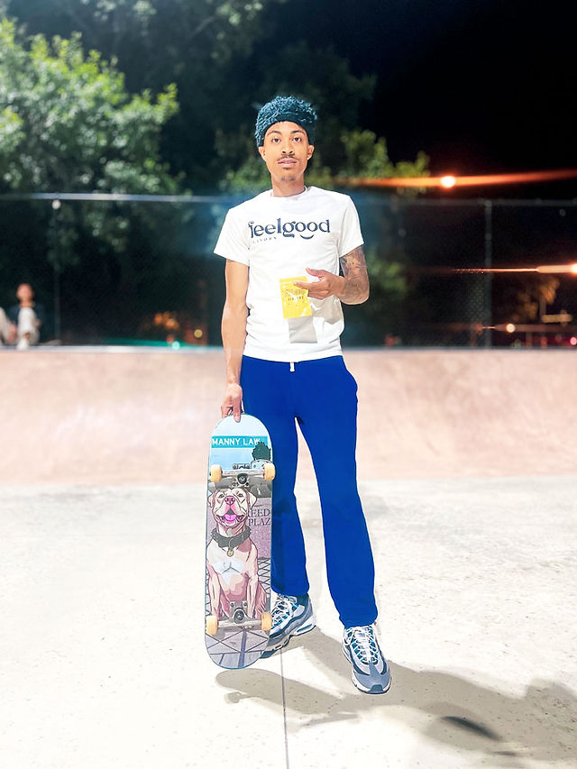 High vibes, bright smiles – repping Feel Good Flavors with golden style and elevated energy.