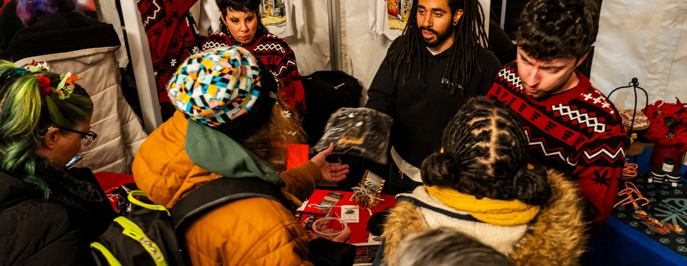 Professional cannabis lifestyle photography by Maryland Connoisseur Studio, featuring candid event moments and detailed product preparation scenes, 2025 Maryland Leaf Holiday Party