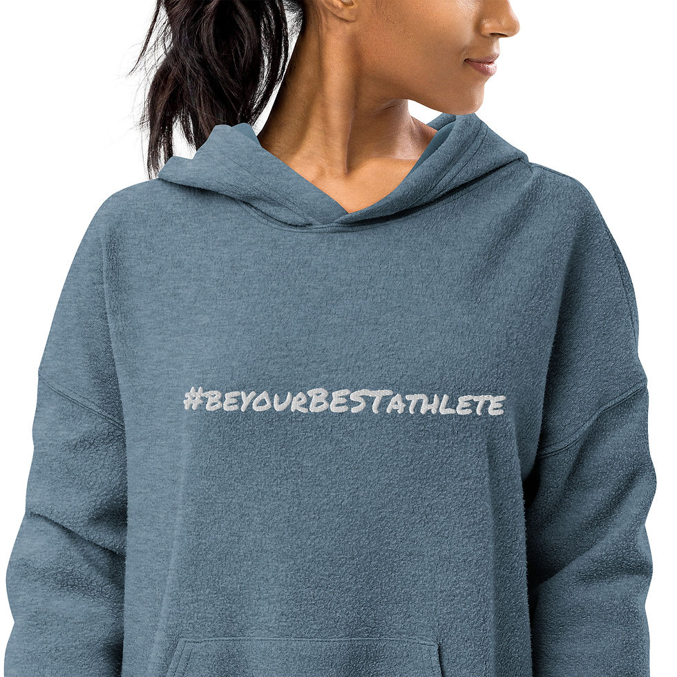 Thumbnail: #beyourBESTathlete Sueded Fleece Hoodie