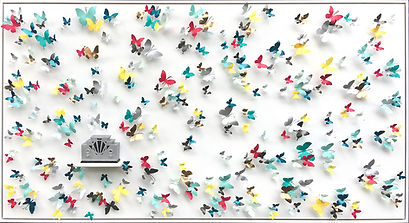 Susila Bailey-Bond, Supersounds, 80 x 180cm, aluminium inside perspex case_Woolff Gallery