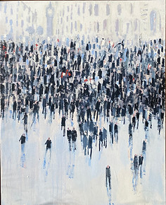 David Wheeler, Westminster, Oil on canvas, 78 x 63cm