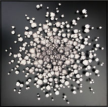 Susila Bailey-Bond, 'Starflower II', Papercut on wire with swarovski crystasl, 83 x 83_woolff gallery