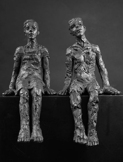 Woolff_Gallery_Carol Peace, Hefted, 28cms high x 22w x 12d, ed of 25, IR on wood block.jpg