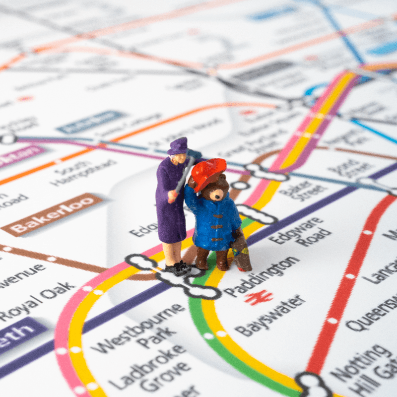 Patrick Boyd, Elizabeth Line photo opportunity, 60 x 60cm