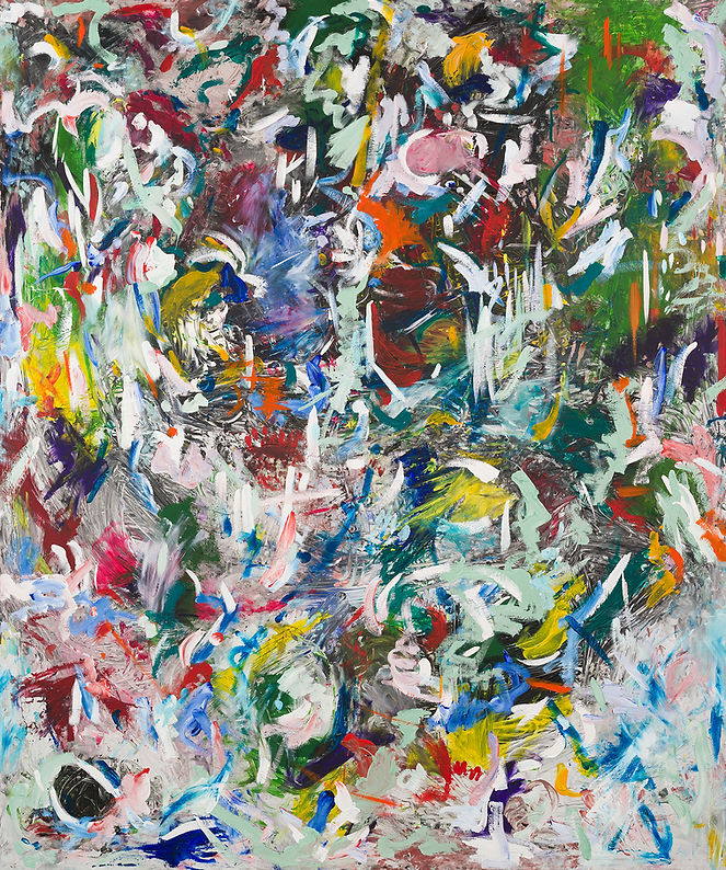 LoveJordan, Synesthesia, acrylic on canvas painting, woolff gallery