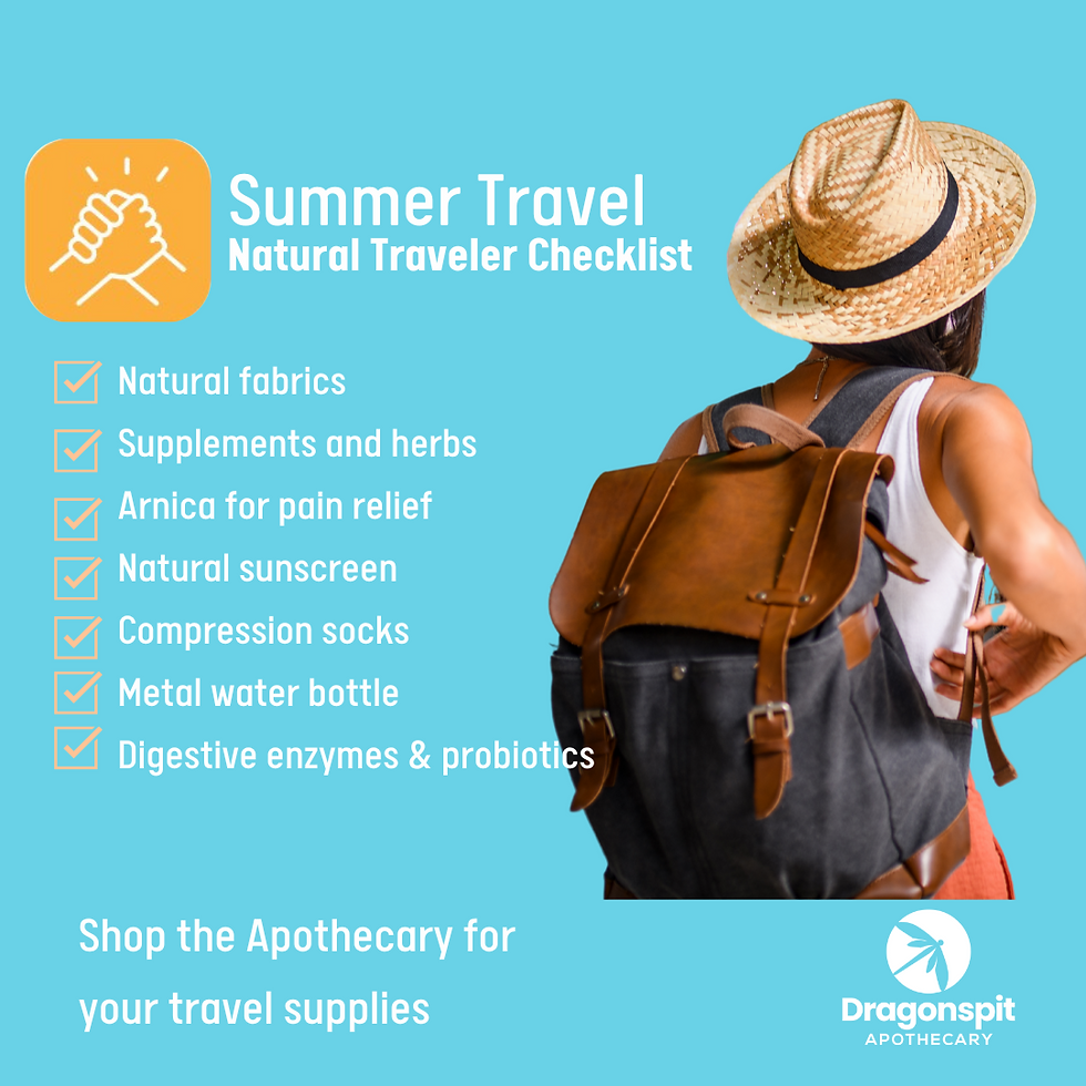 Summer travel the natural way
