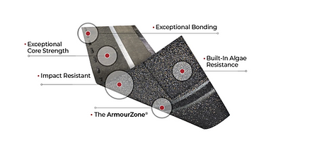 Parts of a shingle
