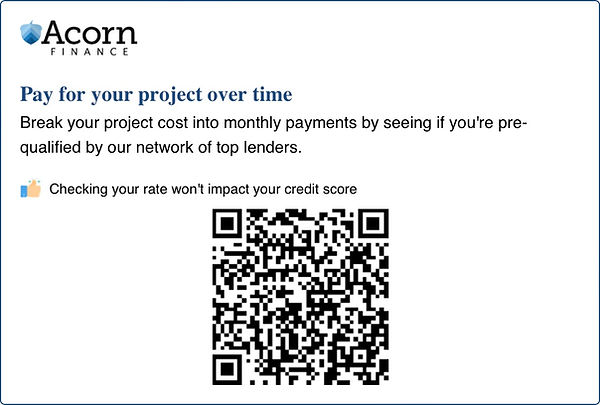 QR code to financing