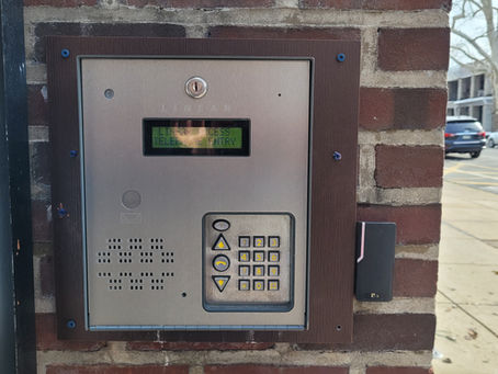 Telephone entry system in Philadelphia