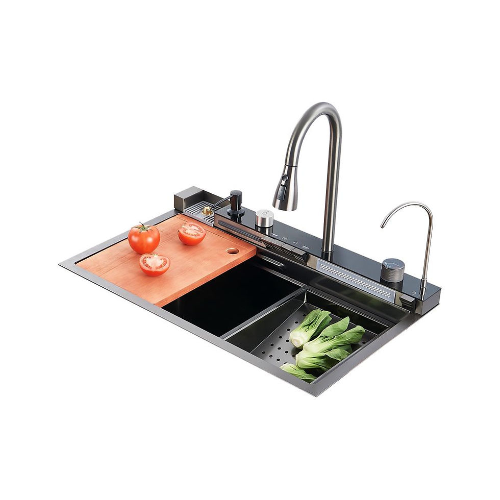 Miniatura: Fregadero de empotrar multifuncion smart 75cm 