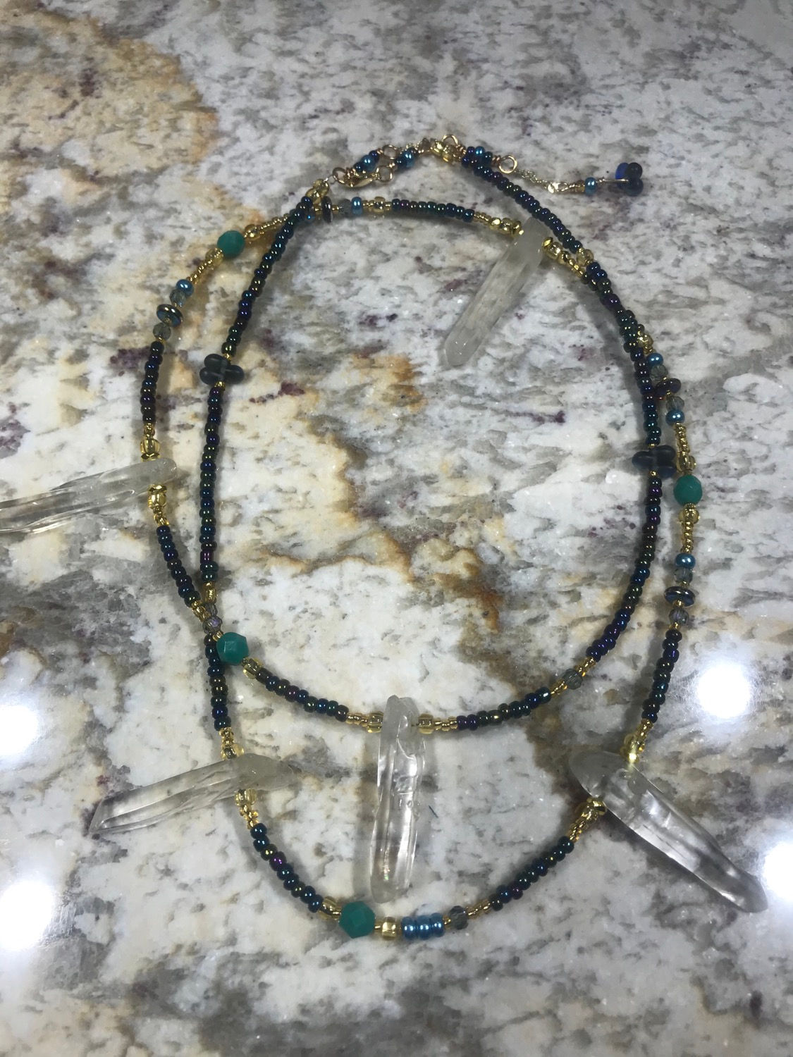 Crystal Quartz Single Strand-13