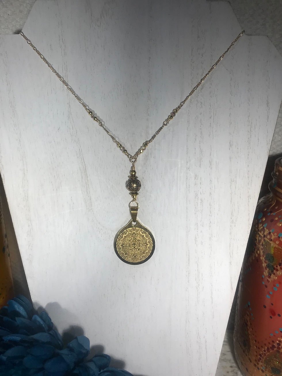 Thumbnail: Mayan Calendar Necklace 