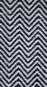 Katie Chevron Navy White 100 % Vinyl Woven in Sweden.JPG