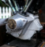 Thumbnail: Solid Brass Holy Mother Engraved Shovelhead Evo Timing Cover Harley Davidson