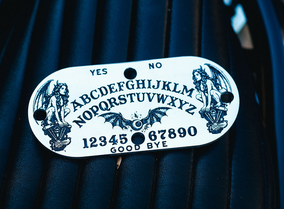 Thumbnail: Custom Sexy Ouija Board Harley Primary Inspection Cover Shovelhead Evo TwinCam