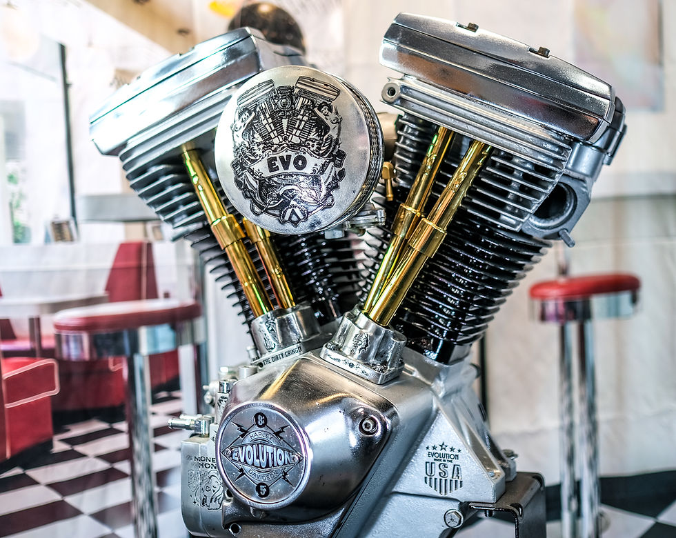Thumbnail: Sexy Polished Aluminum 1985 Evo Evolution Point Timing Cover for Harley Davidson