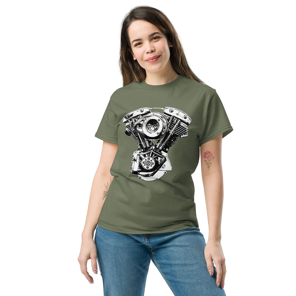 Thumbnail: 1982 Cone Shovelhead HD Old School Motorcycle VTwin Retro Unisex classic
