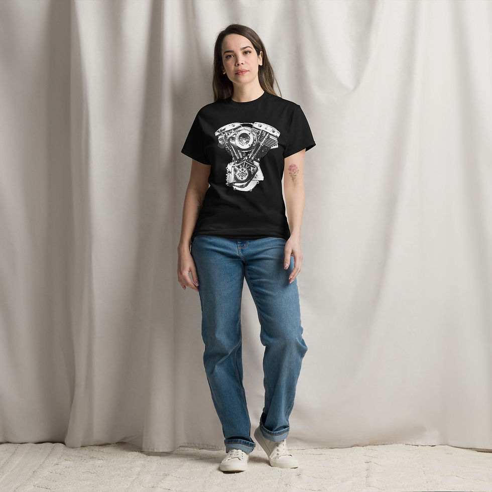 Thumbnail: 1979 Cone Shovelhead HD Old School Motorcycle VTwin Retro Unisex classic