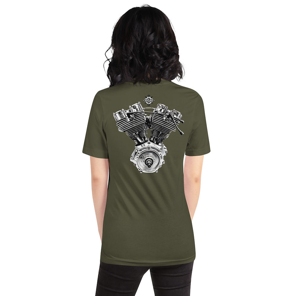 Thumbnail: 1972 Cone Shovelhead HD Old School Motorcycle VTwin Retro Unisex Tshirt