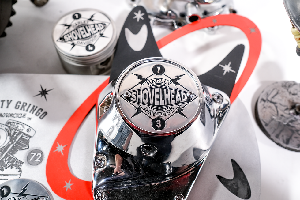 Thumbnail: Polished Aluminum 1973 Shovelhead Points timing timer Cover Fits Harley