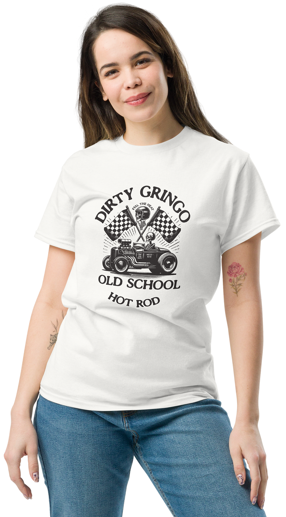 Thumbnail: The Dirty Gringo Old School Hot Rod Retro Classic Tee