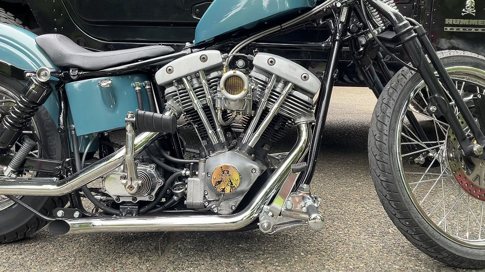 Thumbnail: Uncle Sam  Polished Brass Points timing timer Cover for Harley Davidson