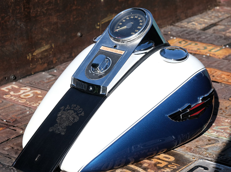 Thumbnail: Harley Davidson Leather Gas Tank Panel Softail Fatboy VTwin
