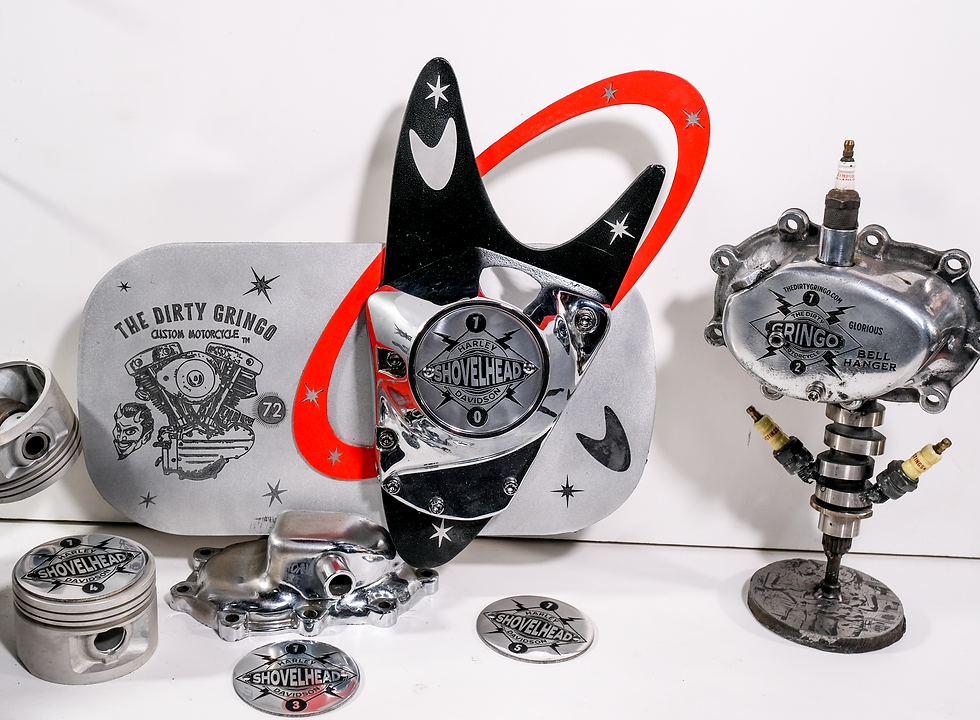 Thumbnail: Polished Aluminum 1970 Shovelhead Points timing timer Cover Fits Harley