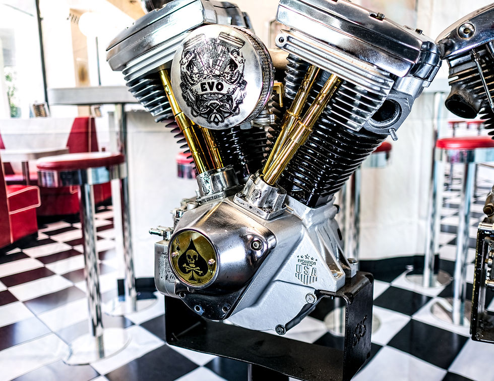 Thumbnail: Brass Vietnam Death Card Ace Spades Polished Points Cover Harley Shovelhead Evo
