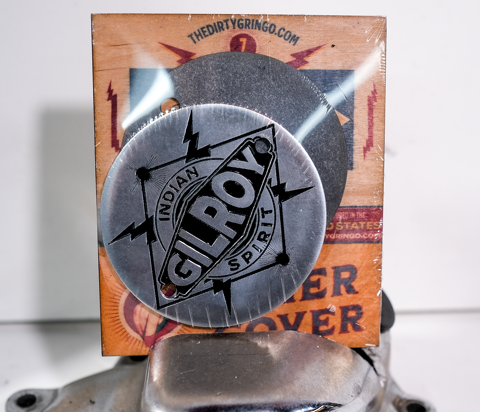 Thumbnail: Gilroy Era Indian Spirit  Aluminum Points Timing Timer Cover Art Deco