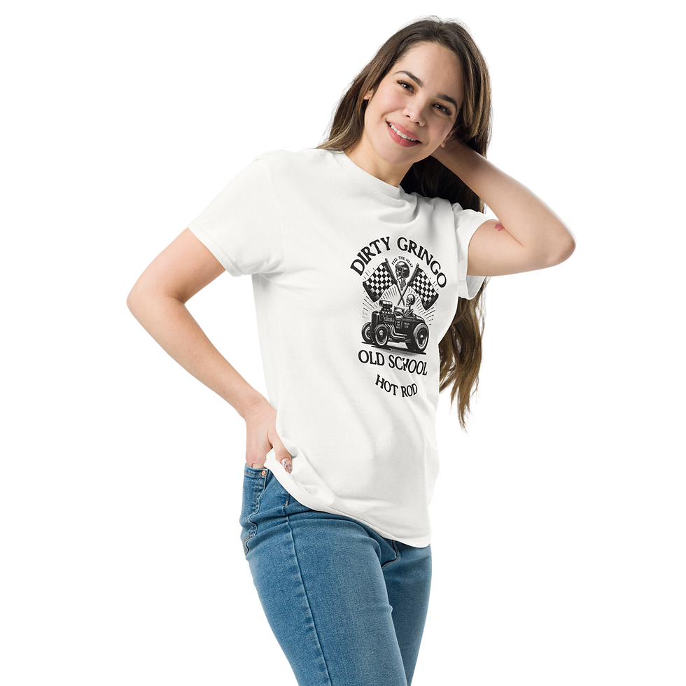 Thumbnail: The Dirty Gringo Old School Hot Rod Retro Classic Tee