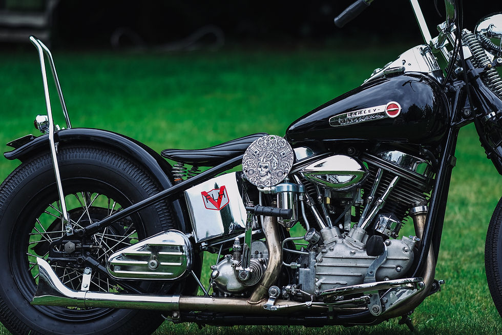 Thumbnail: Sexy Engraved 3 Hole Derby Clutch Cover 1970-1998 EVO Shovelhead Harley Davidson