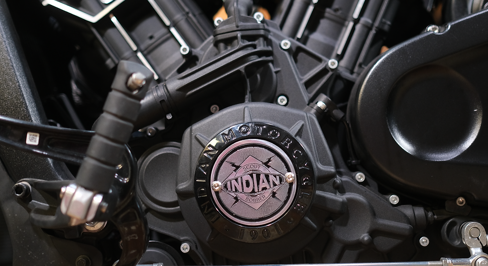 Thumbnail: 2015+ Indian Scout Rogue  (Pair) Motorcycle Custom Engraved Derby Timer