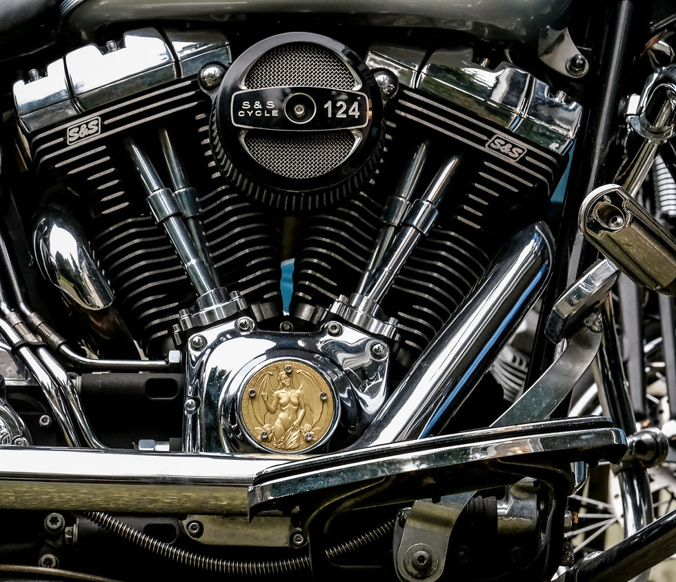 Thumbnail: Sexy She Devil Demon Middle Finger Brass Timing Points Cover Twin Cam Harley