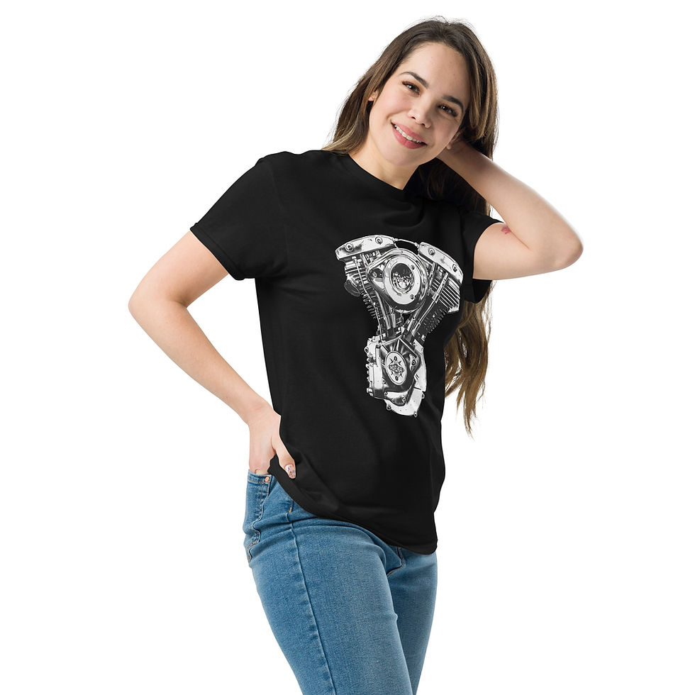 Thumbnail: 1981 Cone Shovelhead HD Old School Motorcycle VTwin Retro Unisex classic