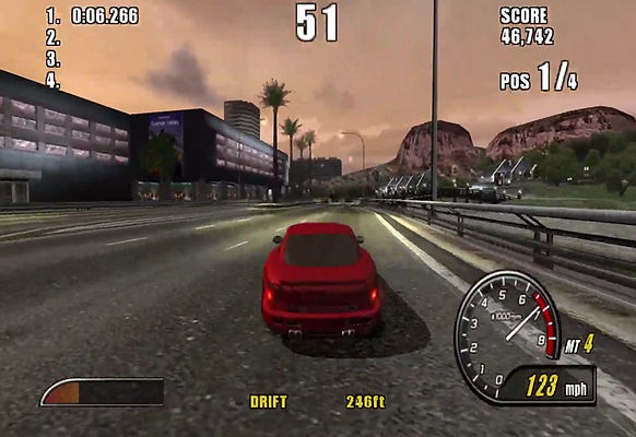 Burnout 2, Point of Impact, PlayStation 2, race, drift
